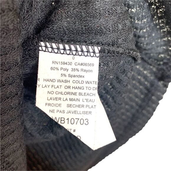 Net Elan Bruna Top-Long Sleeve Waffle Knit - Picture 6 of 8